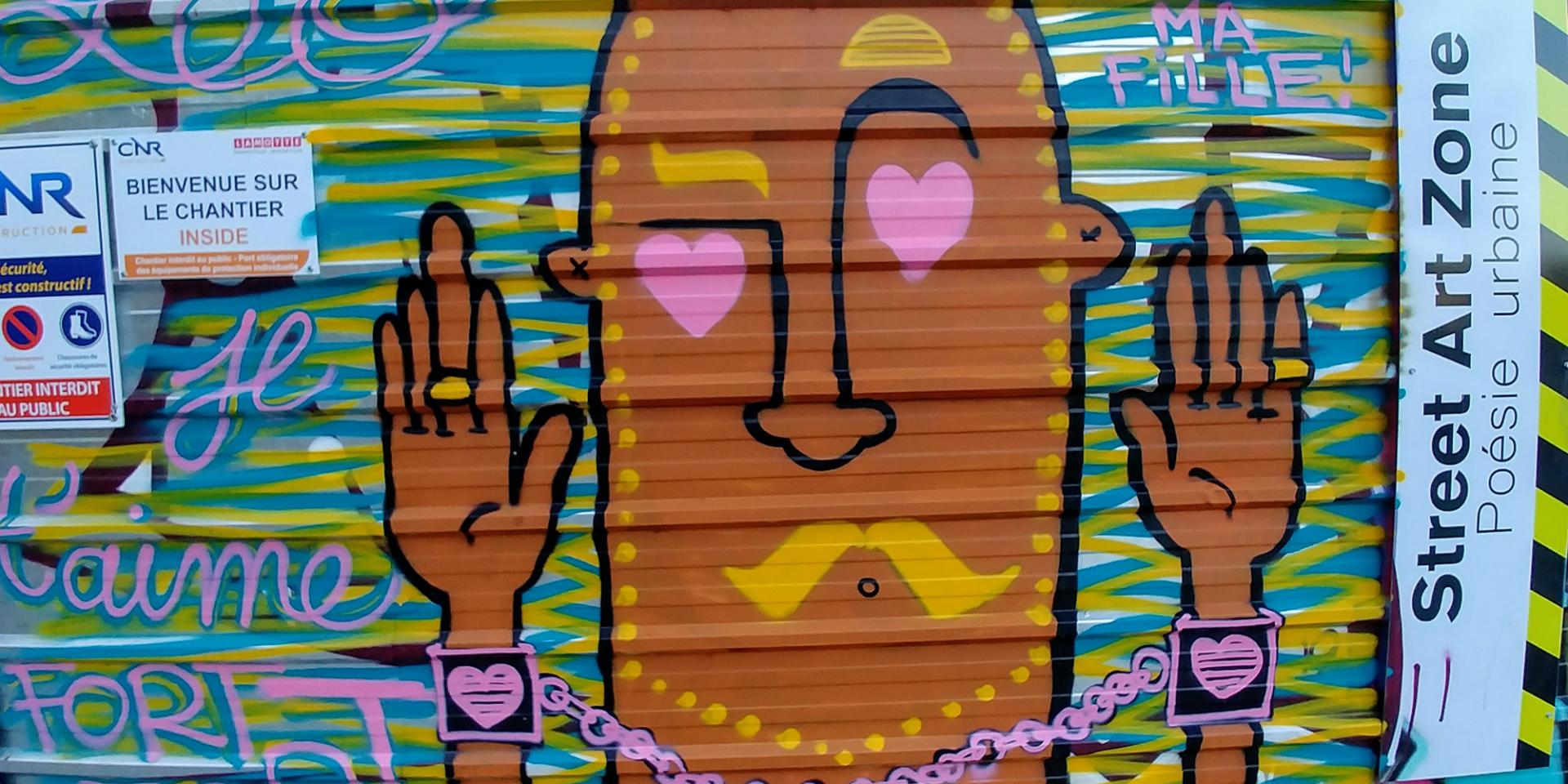 Street Art à Rennes en Bretagne, l’art urbain fait le mur