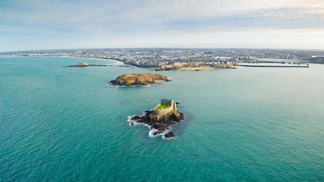 Petit Bé and Grand Bé Forts in Saint-Malo
