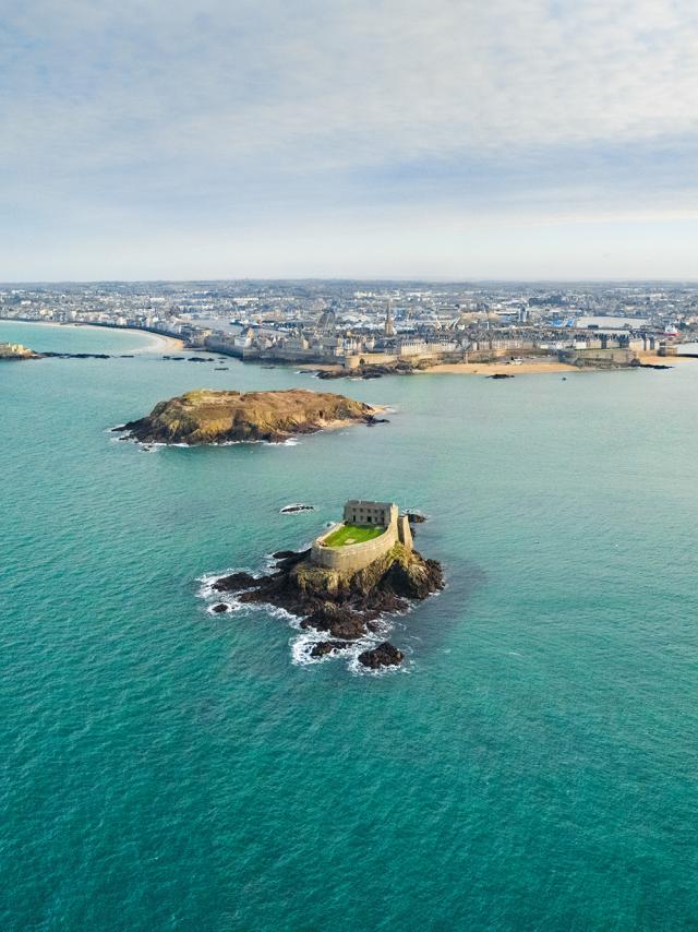 Petit Bé and Grand Bé Forts in Saint-Malo