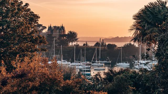 Sunset in Saint-Briac