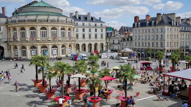 Town Hall Square in Rennes