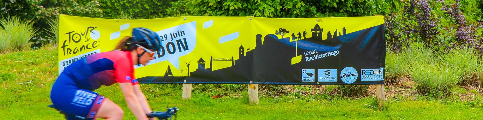 Jennifer Letué, championne rennaise de cyclisme, à Redon
