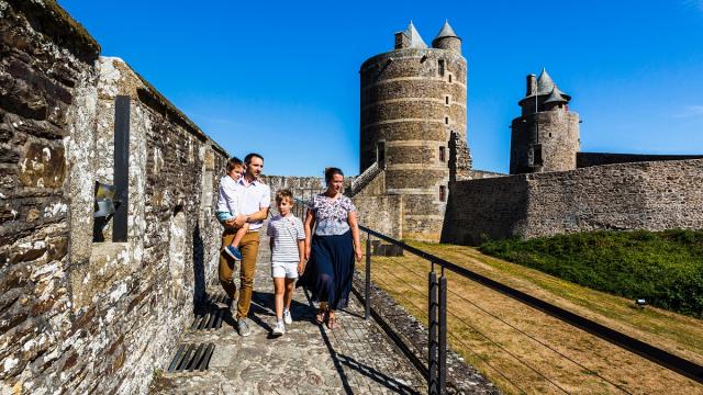 Visite du château ce Fougères