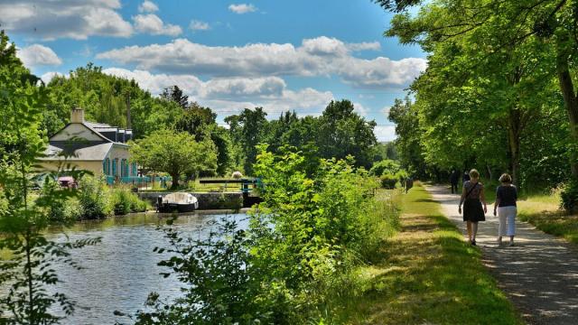 Bord du canal d'Ille-et-Rance à Betton